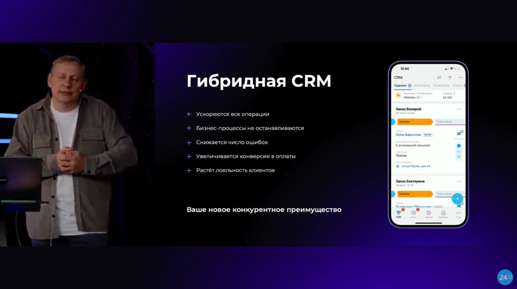 Гибридная CRM Битрикс24 Сириус Гибридная CRM Битрикс24 Сириус