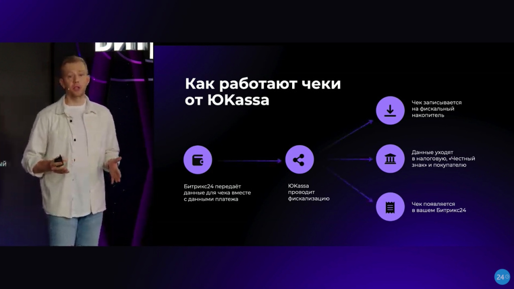 Как работают чеки в ЮKassa в Битрикс24 Сириус Как работают чеки в ЮKassa в Битрикс24 Сириус