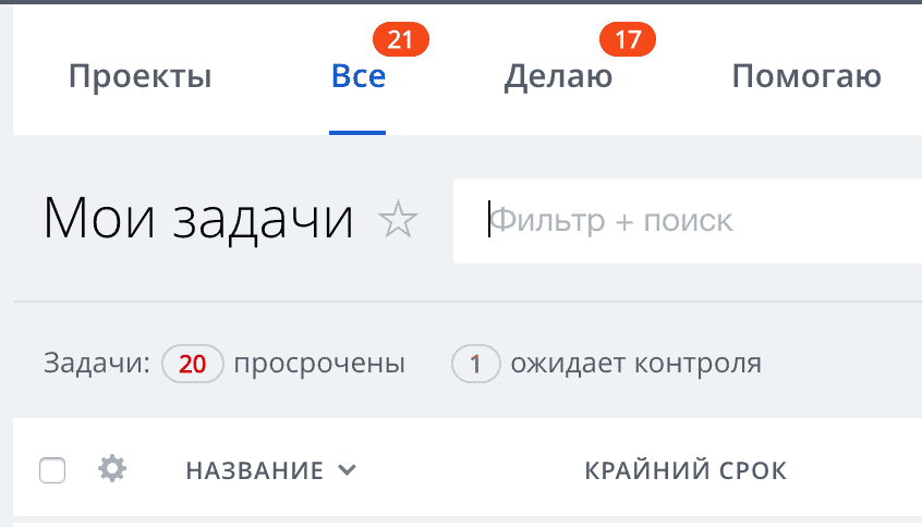 Счетчики в задачах и проектах Битрикс24 Счетчики в задачах и проектах Битрикс24